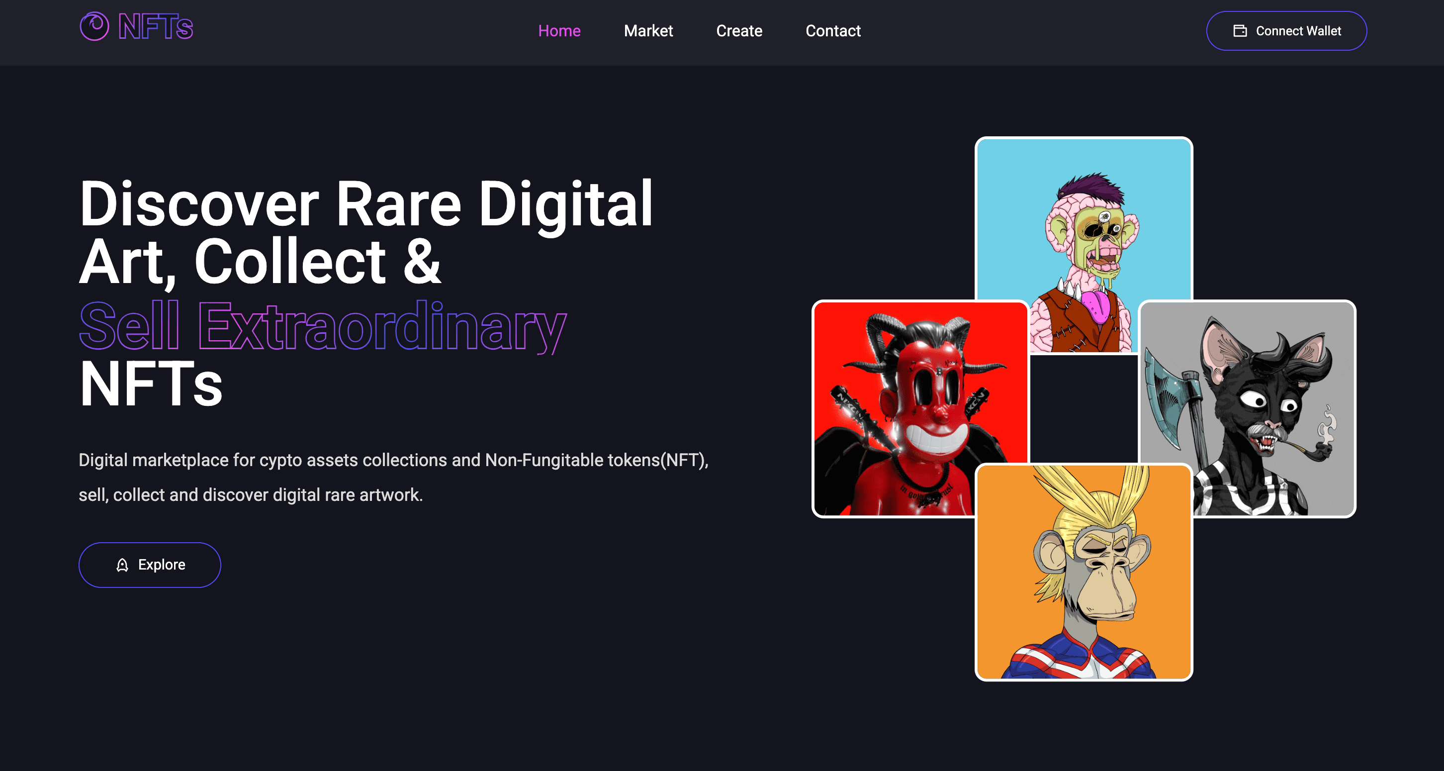 NFT Marketplace Website