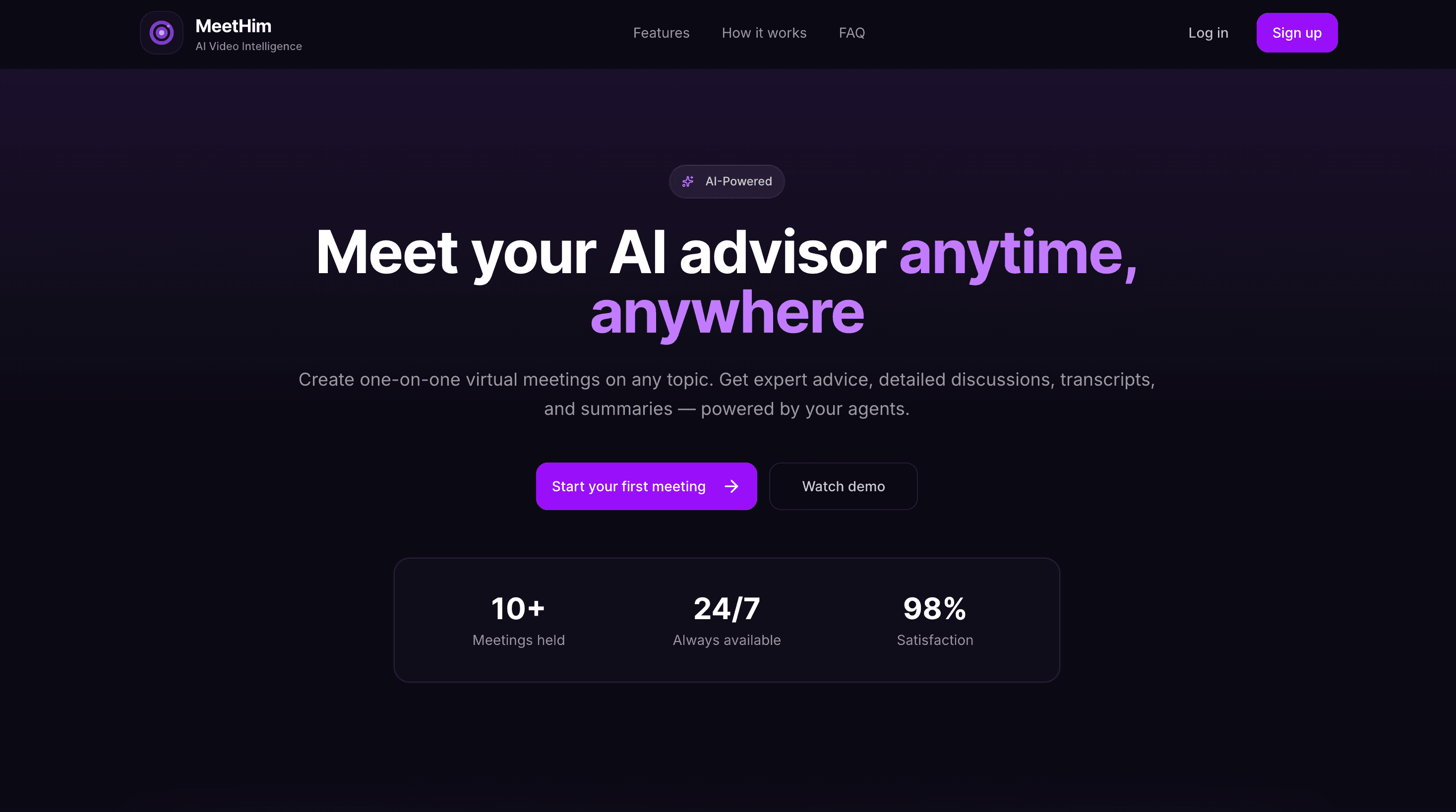 MeetHim — AI-Powered Video Calling Platform