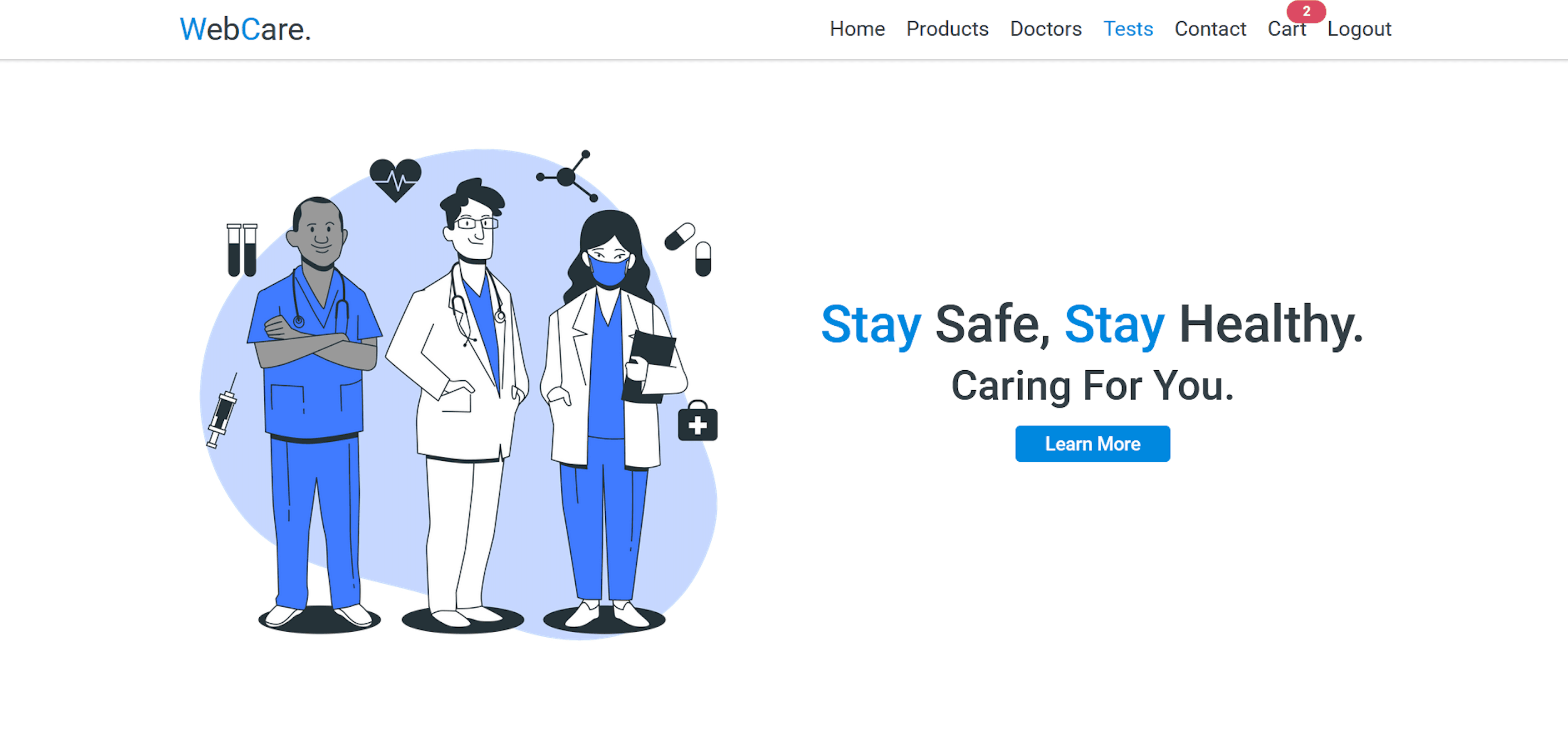 Web Care — Healthcare Website